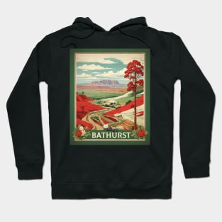 Bathurst Australia Vintage Travel Poster Tourism Hoodie